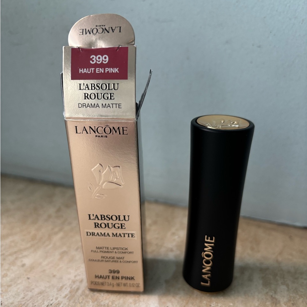 Lancôme L'Absolu Rouge Drama Matte Lipstick - Shade 399 "Haut En Pink"